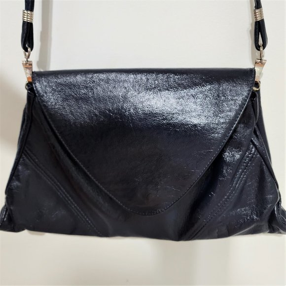 Authentic Vintage Brixton Canada Made Buttery Soft Black Leather Cowhide Purse - Picture 7 of 10